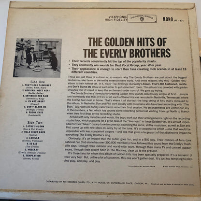 The Golden Hits Of The Everly Brothers - secondary