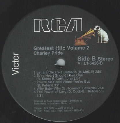 Charley Pride - Greatest Hits, Volume 2