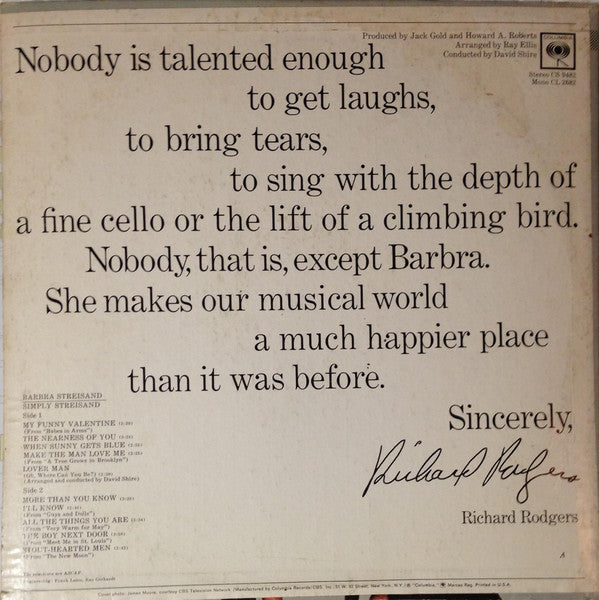 Barbra Streisand - Simply Streisand