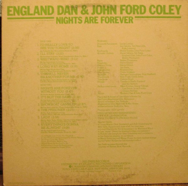 England Dan & John Ford Coley - Nights Are Forever
