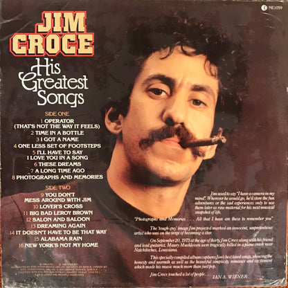 Jim Croce - His Greatest Songs