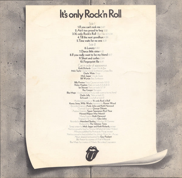 It's Only Rock 'N Roll - secondary