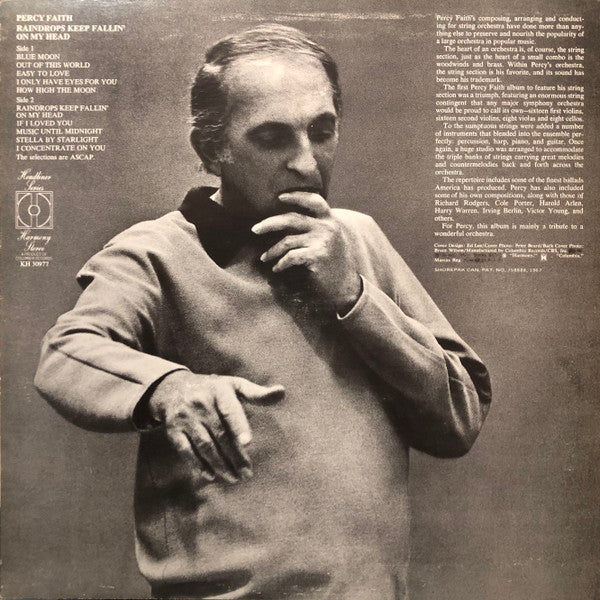 Percy Faith - Raindrops Keep Fallin' On My Head