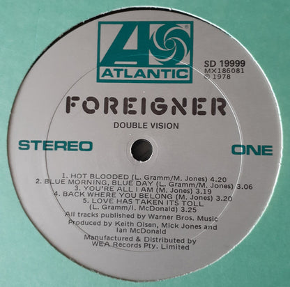 Foreigner - Double Vision