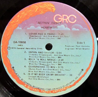 Nothin' Fancy - secondary