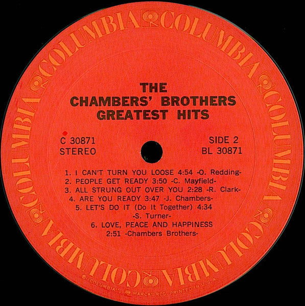 The Chambers Brothers' Greatest Hits - secondary