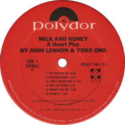 Milk And Honey - secondary