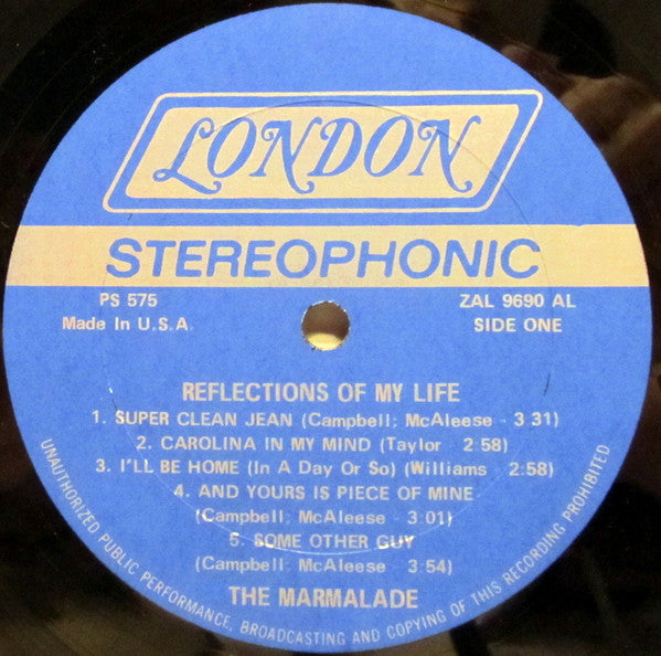 The Marmalade - Reflections Of My Life