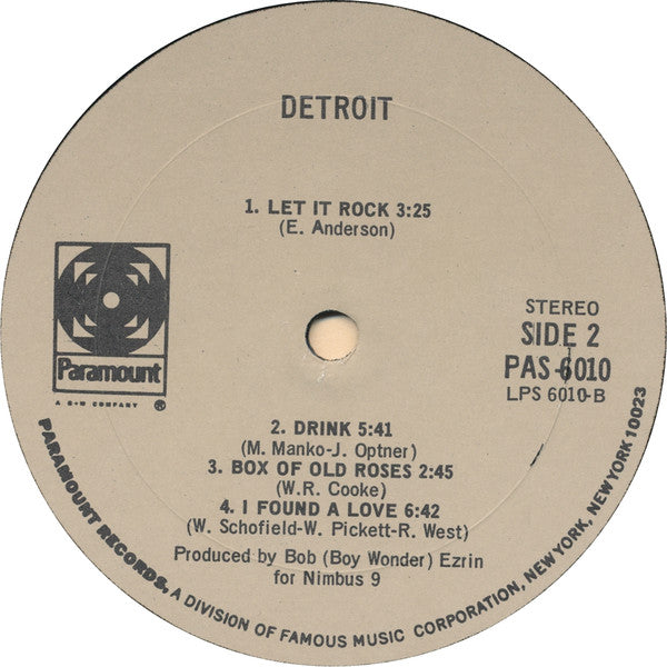 Detroit - secondary