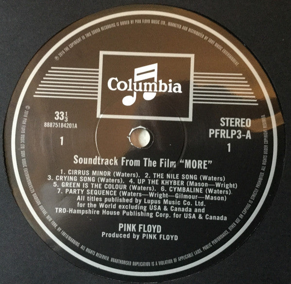 Soundtrack From The Film "More" - secondary