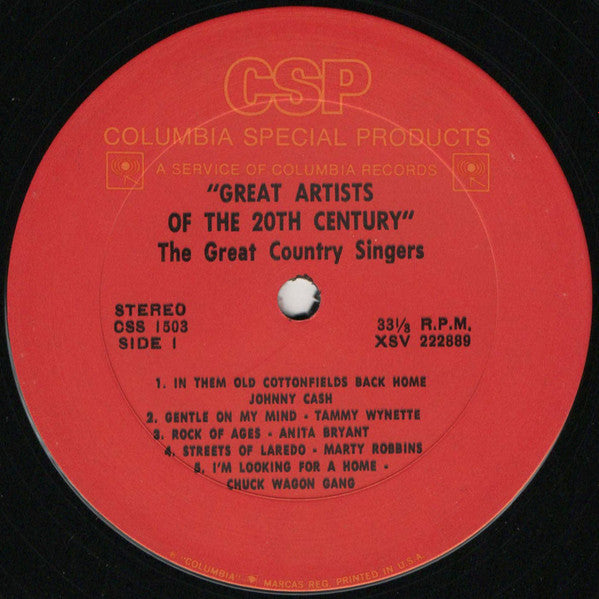 Various - The Great Country Singers