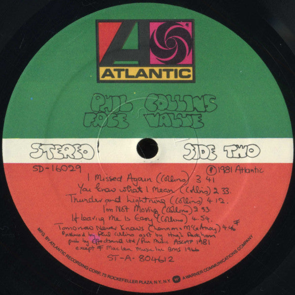 Face Value - secondary