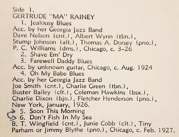Oh My Babe Blues (1924-1928) Volume 2 - secondary