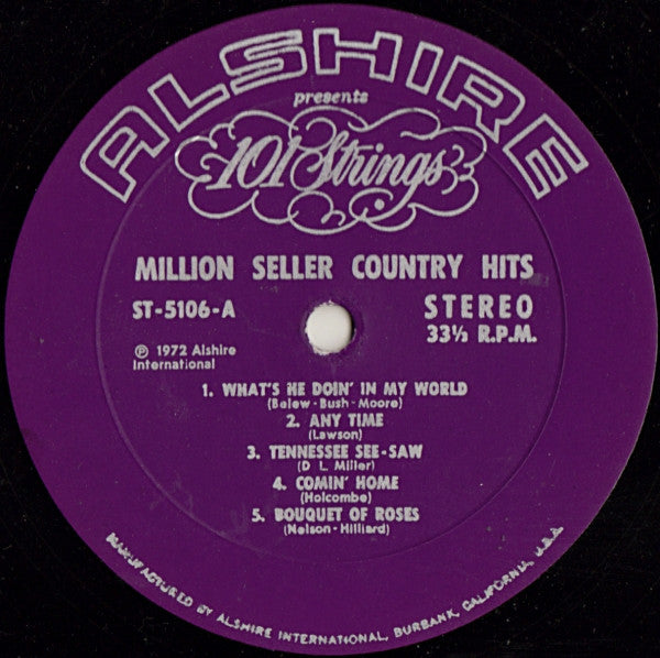 Million Seller Country Hits - secondary