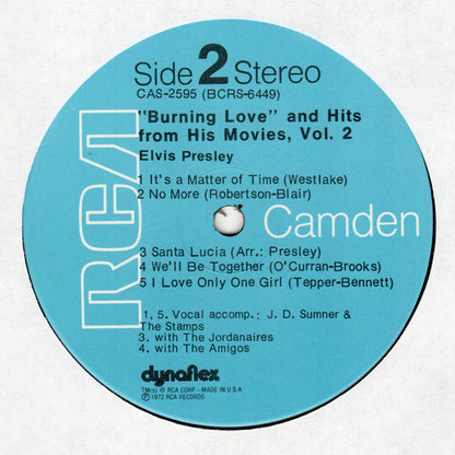 Burning Love And Hits From His Movies, Vol. 2 - secondary