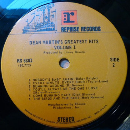 Dean Martin's Greatest Hits! Vol.1 - secondary