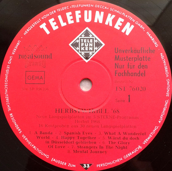 Various - Herbst-Wirbel '68