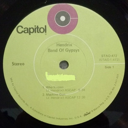 Jimi Hendrix - Band Of Gypsys