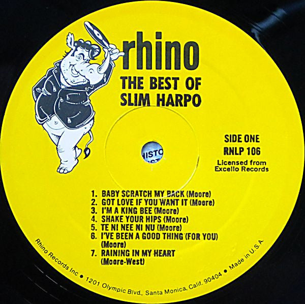 The Best Of Slim Harpo - The Original King Bee - secondary