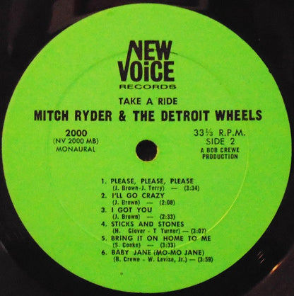Mitch Ryder & The Detroit Wheels - Take A Ride...