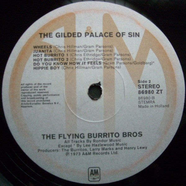 The Gilded Palace Of Sin - secondary