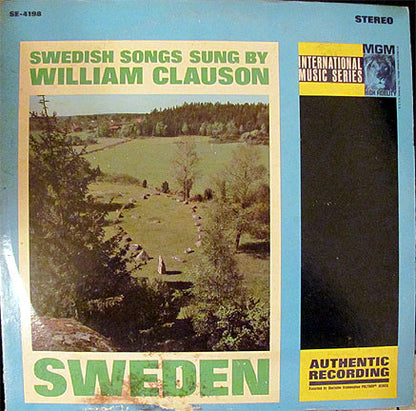 Swedish Songs Sung By William Clauson - primary