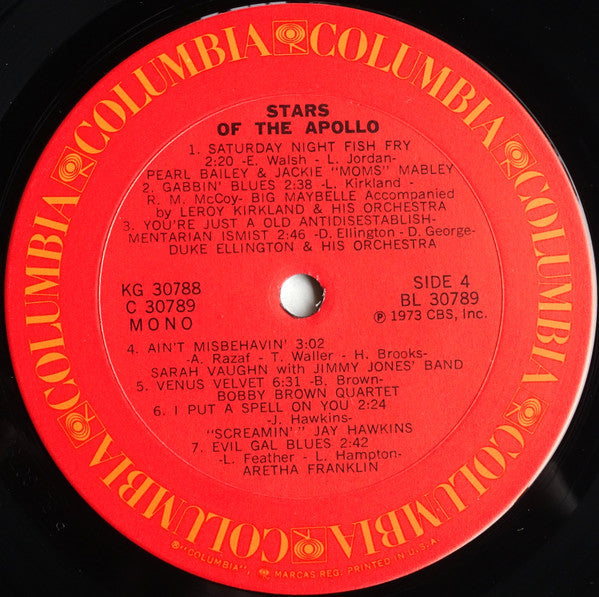 Stars Of The Apollo Theatre - secondary