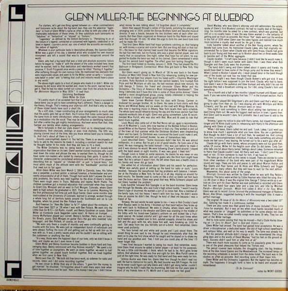 The Complete Glenn Miller Vol. 1 1938-1939 - secondary