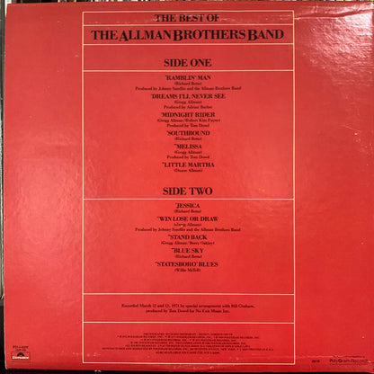The Best Of The Allman Brothers Band - secondary