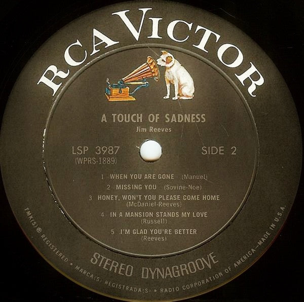 Jim Reeves - A Touch Of Sadness