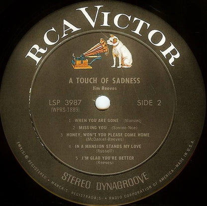 Jim Reeves - A Touch Of Sadness