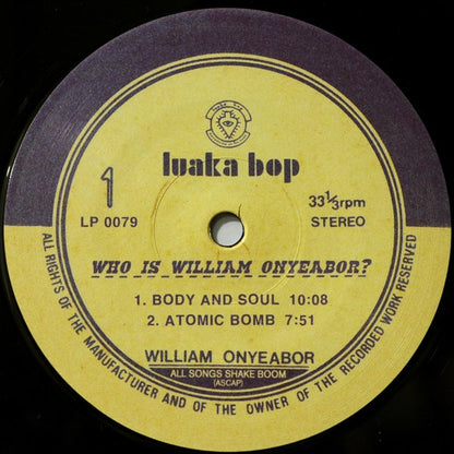 Who Is William Onyeabor? - secondary