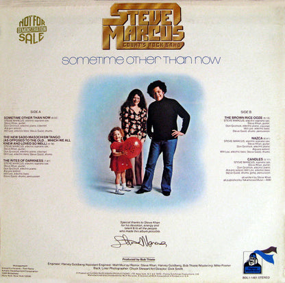 Steve Marcus - Sometime Other Than Now
