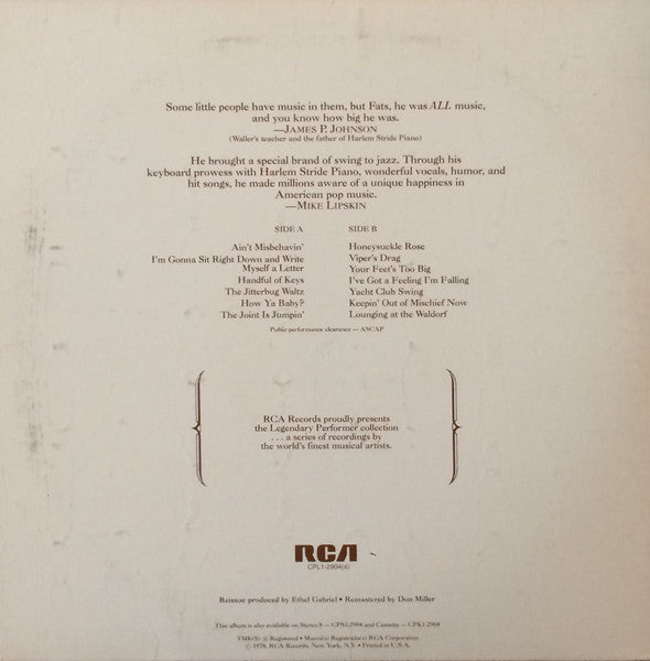 A Legendary Performer - secondary