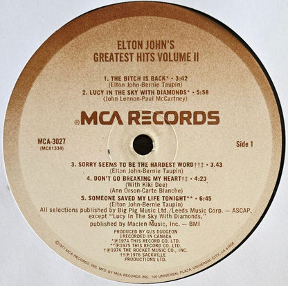 Greatest Hits Volume II - secondary