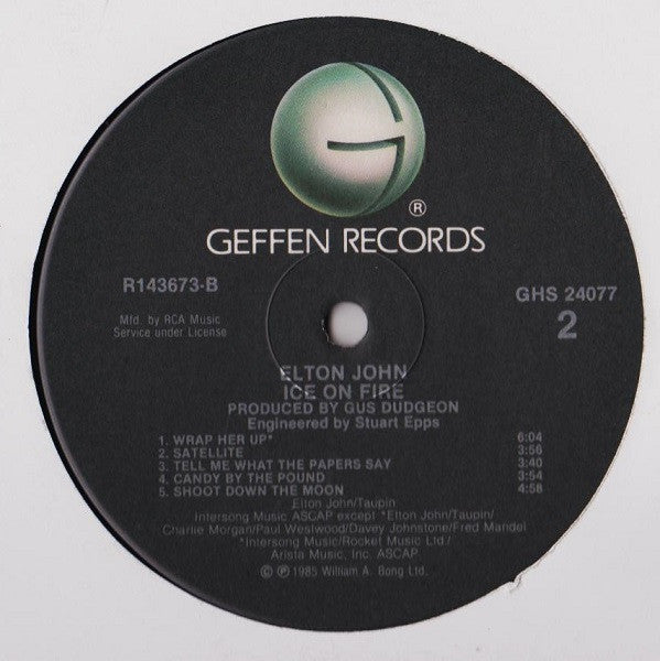 Elton John - Ice On Fire