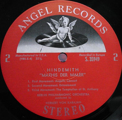 Béla Bartók, Paul Hindemith, Herbert von Karajan, Berliner Philharmoniker - Music For Strings, Percussion And Celesta / Mathis Der Maler