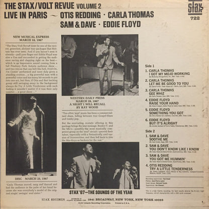 The Stax / Volt Revue Volume 2  Live In Paris - secondary