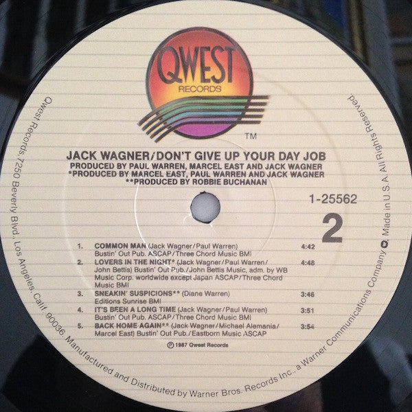Don't Give Up Your Day Job - secondary