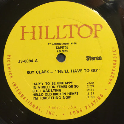 Roy Clark - He'll Have To Go