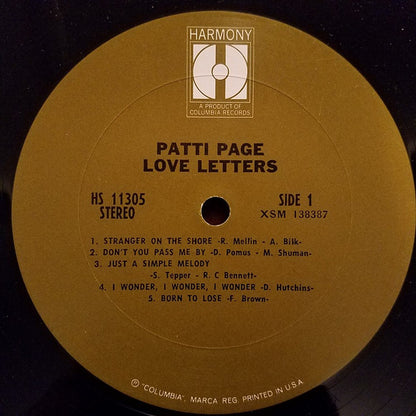 Patti Page - Love Letters