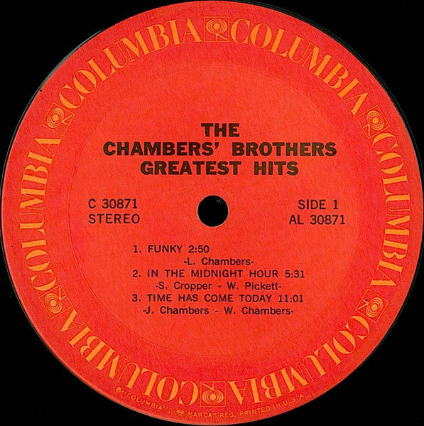 The Chambers Brothers' Greatest Hits - secondary