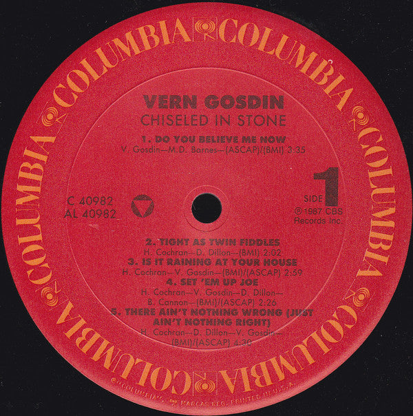 Vern Gosdin - Chiseled In Stone