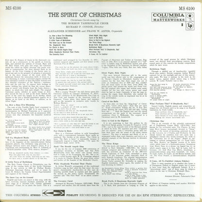 The Spirit Of Christmas: Christmas Carols Sung By The Mormon Tabernacle Choir - secondary