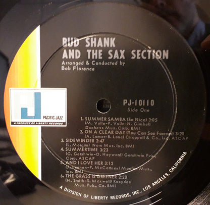 Bud Shank - Bud Shank And The Sax Section