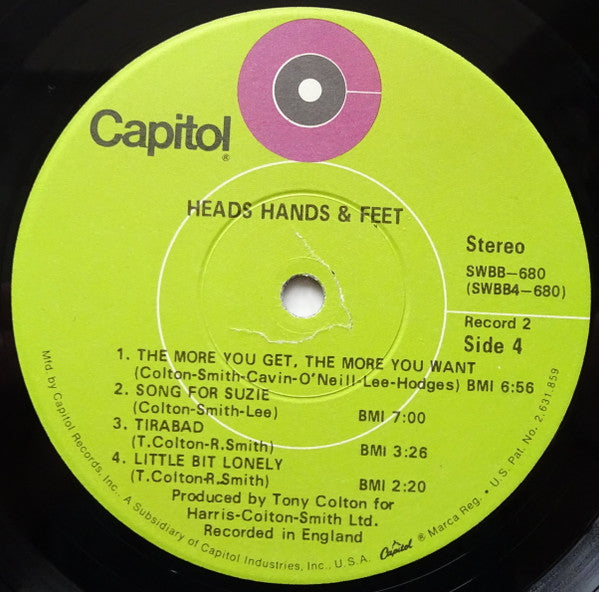 Heads Hands & Feet - secondary