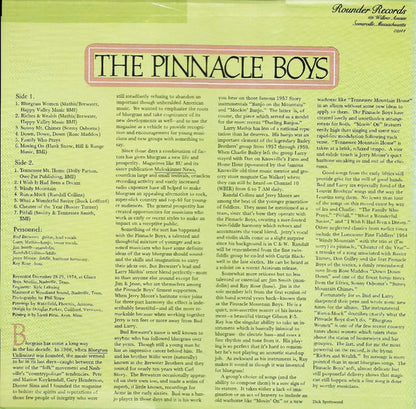 The Pinnacle Boys - secondary