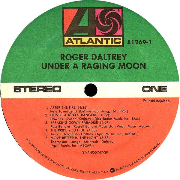 Under A Raging Moon - secondary