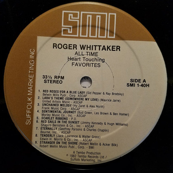 Roger Whittaker - All Time Heart-Touching Favorites