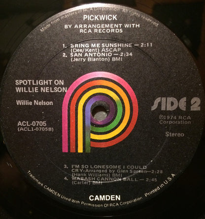 Willie Nelson - Spotlight On Willie Nelson
